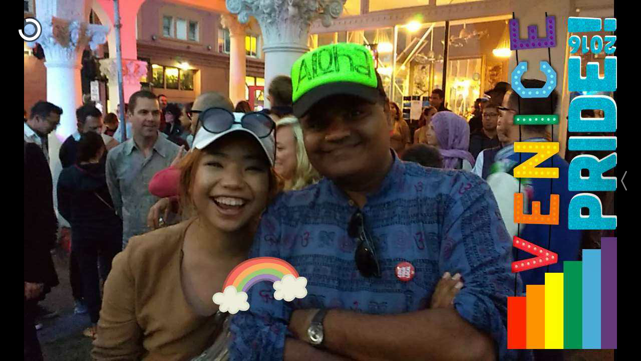 Rebecca & Kamal @Venice Pride
